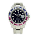 Rolex Gmt-master ii custom black diamond set dial 40mm
