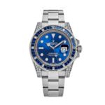 Rolex Submariner blue dial sapphire diamond bezel 40mm