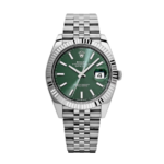 Rolex Date just steel green dial 41mm