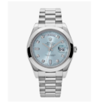 Rolex Day-date blue diamond dial 41mm