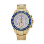 Rolex Yacht-master yellow gold white dial 44mm