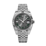 Rolex Date just wimbledon slate 41mm