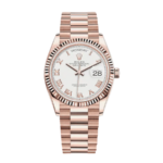 Rolex Day-date rose gold white dial 36mm