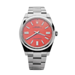 Rolex Oyster perpetual red dial 41mm