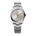 Rolex Oyster perpetual silver dial 41mm