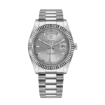 Rolex Day-date white gold silver dial 36mm