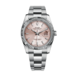 Rolex Date just steel pink dial oyster 36mm