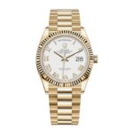 Rolex Day-date yellow gold white dial 36mm