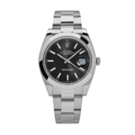 Rolex Date just steel black oyster dial 41mm