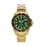 Rolex Gmt-master ii yellow gold green dial 40mm