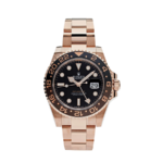 Rolex Gmt-master ii rose gold black dial 40mm