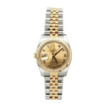 Rolex Date Just Champagne Gold