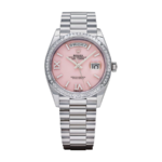 Rolex Day-date pink opal diamond dial 36mm