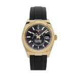Rolex Sky-dweller gold bright black dial 42mm
