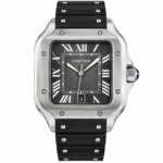 Cartier Santos 100 — Grey Dial With Strap 40MM