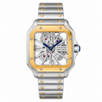 Cartier Santos 100 Large — Skeleton Two-Tone 40mm