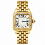 Cartier Panthere De Cartier Yellow Gold Diamond Bezel 33mm