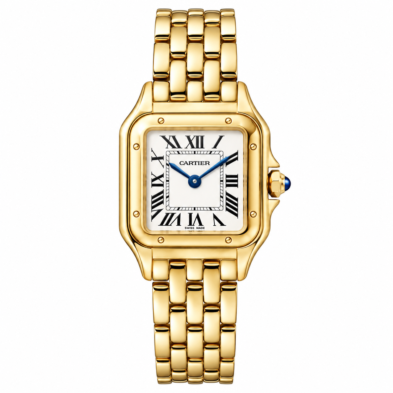 IMG-1483.png Cartier Panthere Gold Tone Square Dial Bracelet Watch 33mm - Image 1