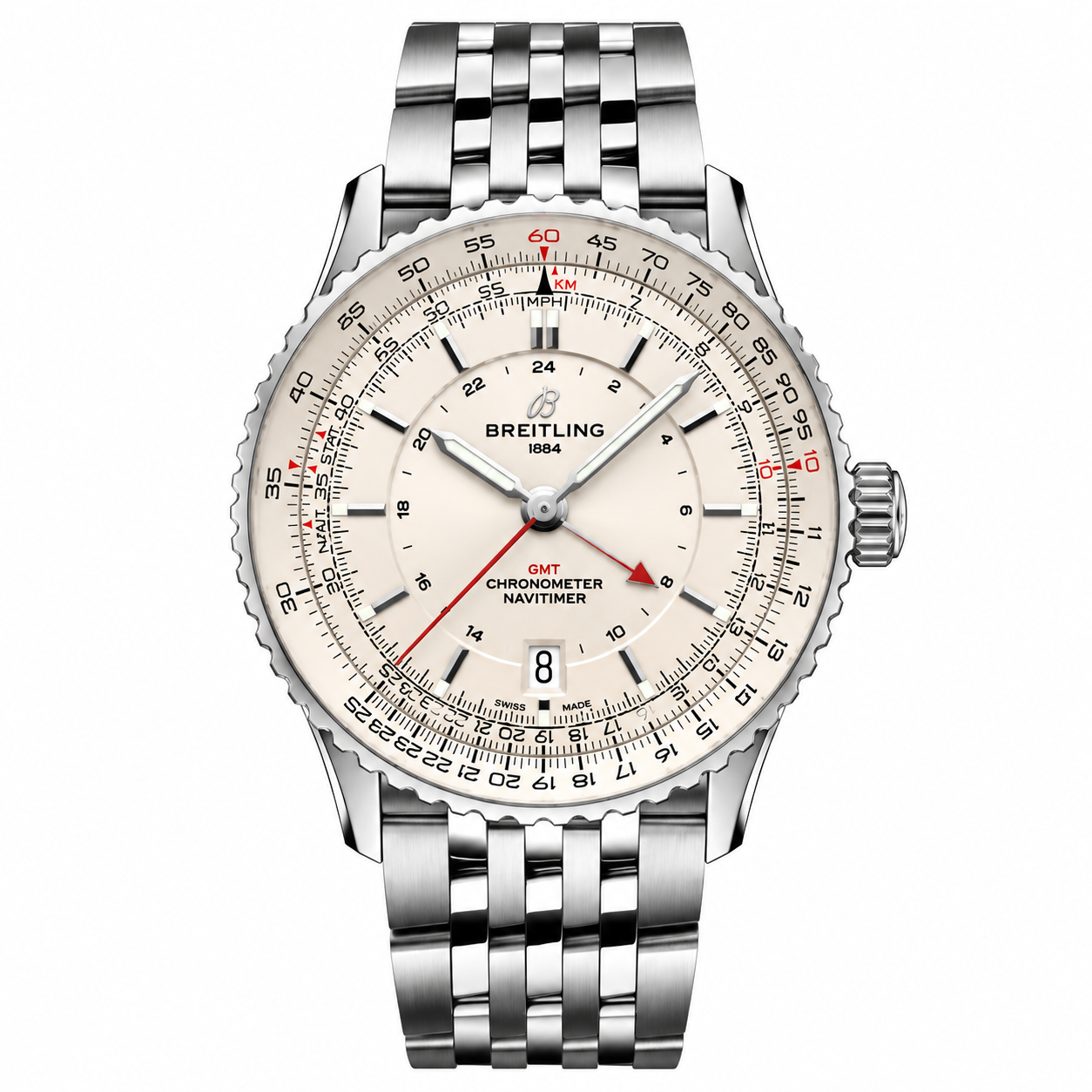 IMG-1522.png Breitling Navitimer GMT — Cream Dial 41mm - Image 1