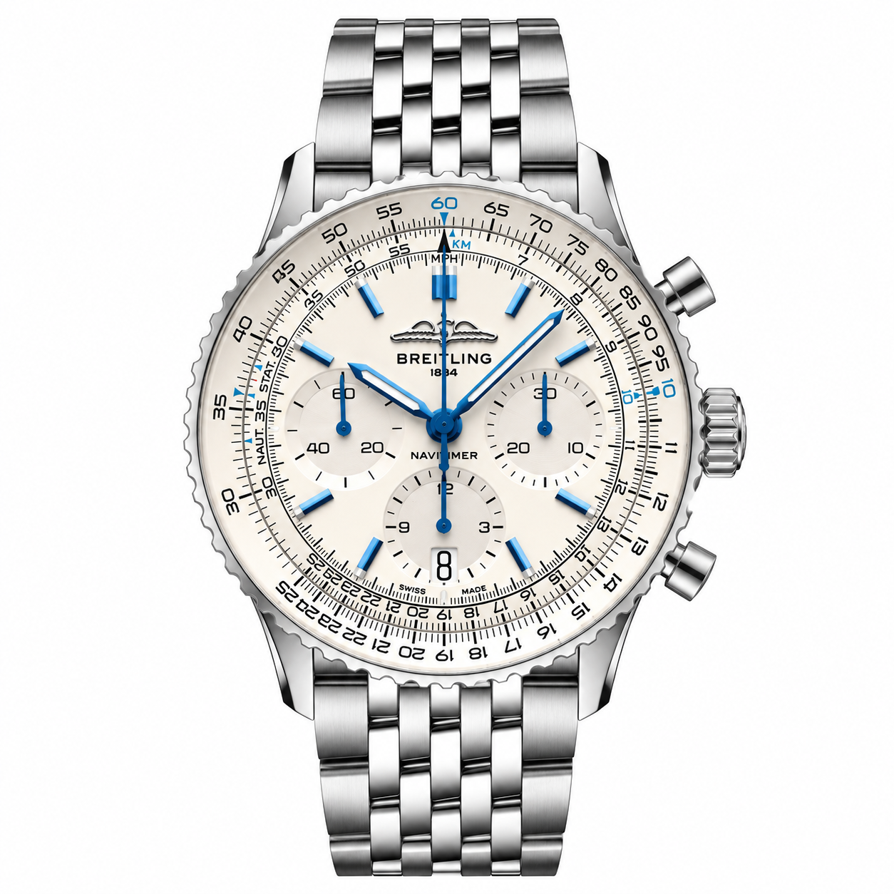 IMG-1531.png Breitling Navitimer Chronograph Cream & Blue Dial 41mm - Image 1