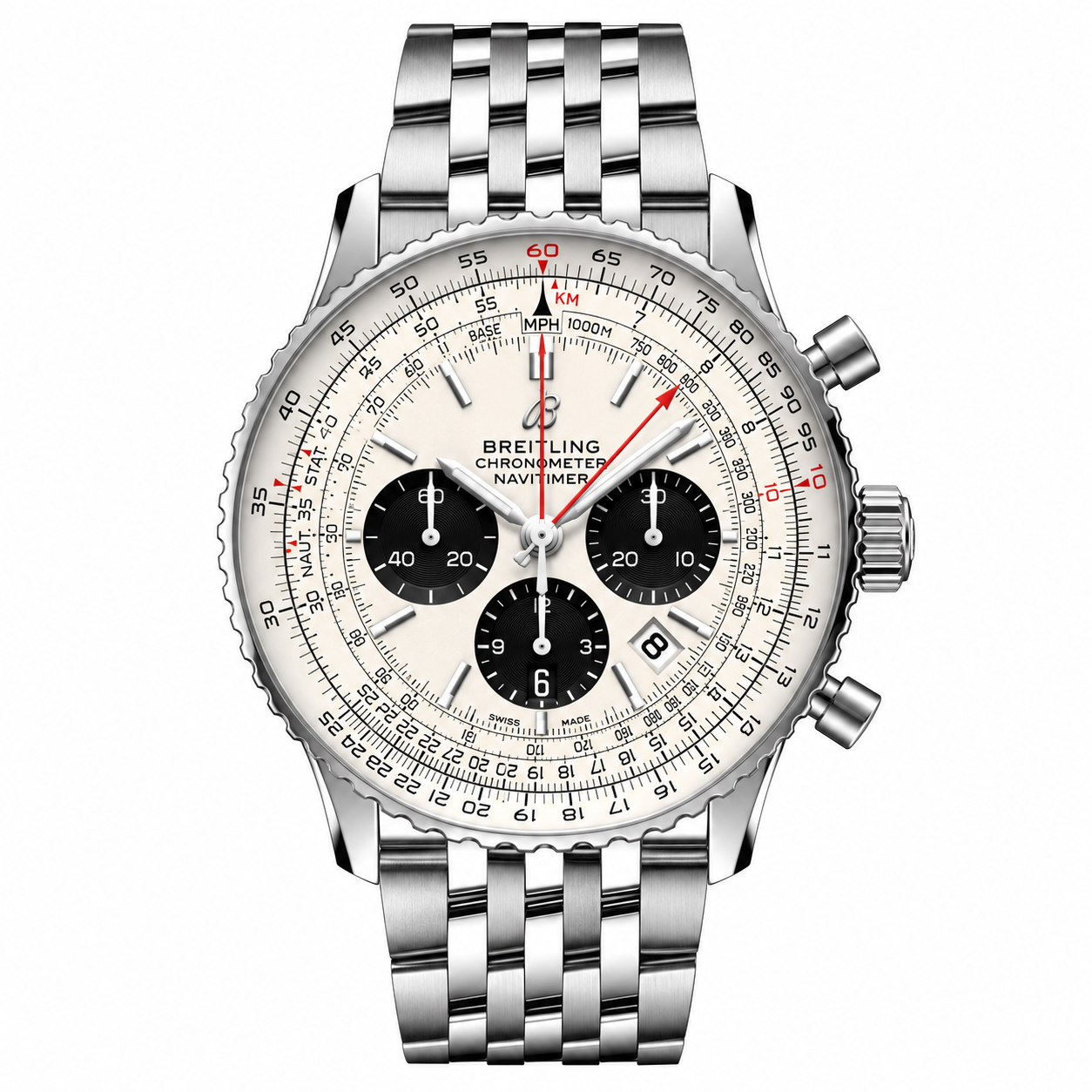 IMG-1567-1.png Breitling Navitimer Date Chronograph Panda Chronograph 44mm - Image 1