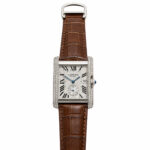 Cartier Tank 40mm Brown Leather Strap