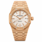 Audemars Piguet Royal Oak Rose Gold White Dial