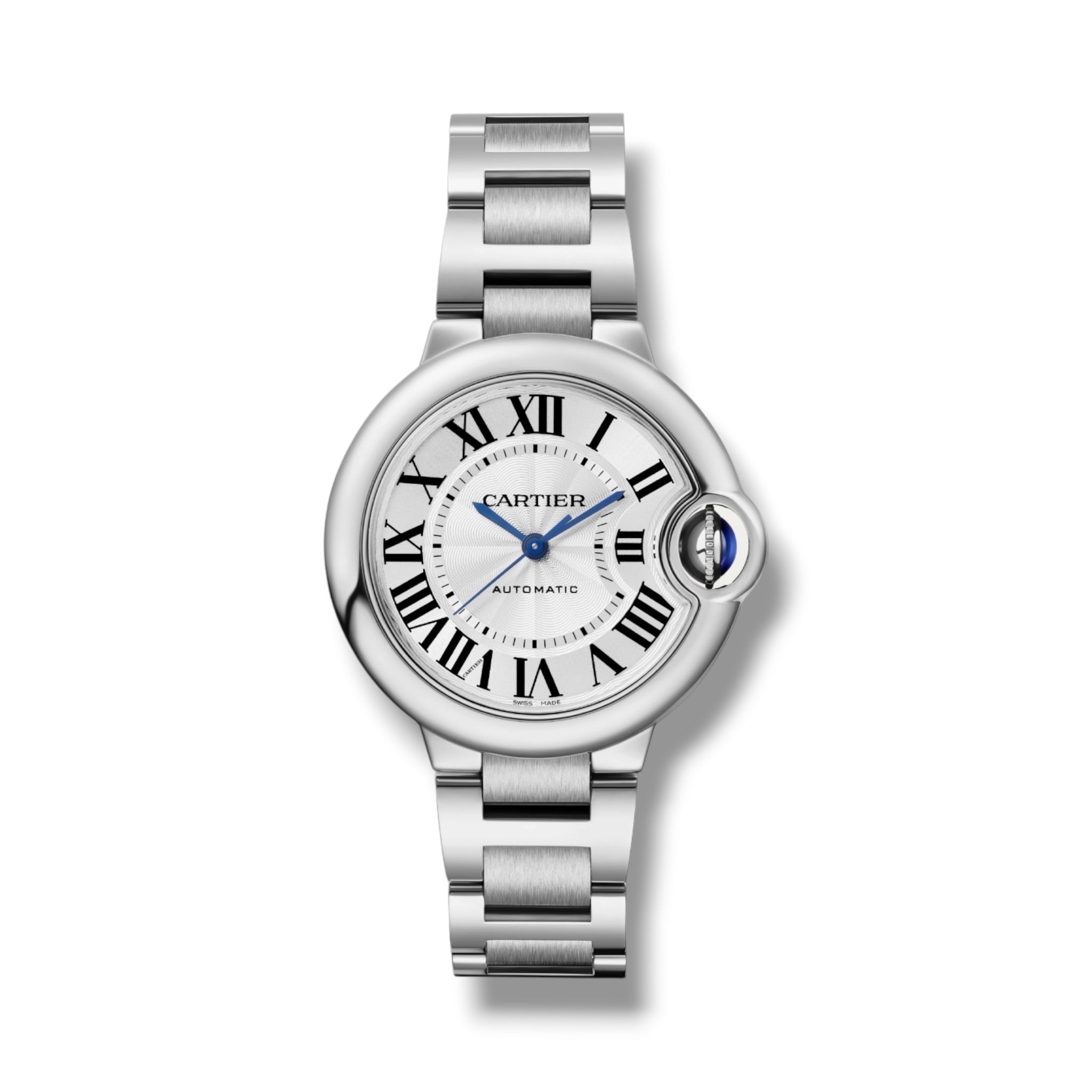 IMG-5664.jpg Cartier Ballon 33mm White Dial Diamonds Bezel - Image 1