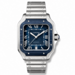 Cartier Santos 39mm Blue Dial