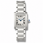 Cartier Tank Franchise 33mm Steel White Dial