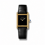 Cartier Tank Louis – Yellow Gold Black Dial Leather Strap 33MM