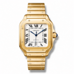 Cartier Santos – White Dial Yellow Gold 40mm