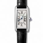 Cartier Tank Americaine Automatic Date – Silver Dial Leather Strap 33MM
