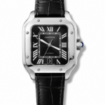 Cartier Santos De Cartier Black Dial Automatic Medium 35.5mm