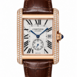 Cartier Tank Rose Gold Diamond Bezel Automatic 44mm