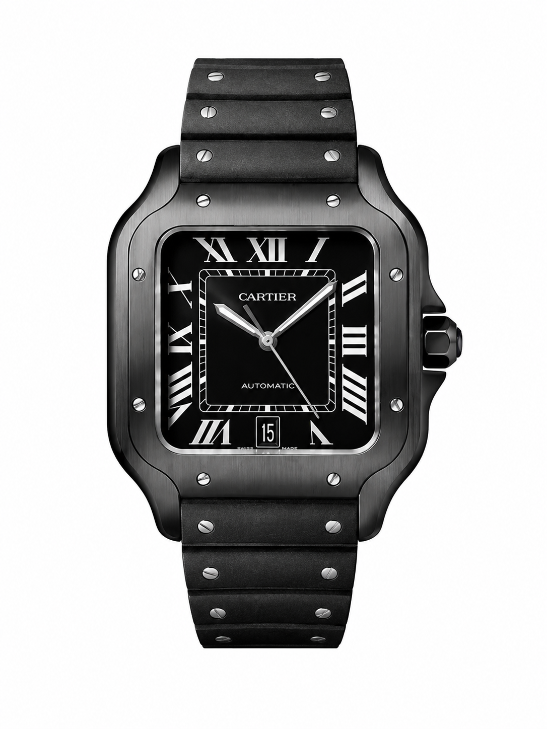 IMG-5730.png Cartier Santos Black Automatic 40mm - Image 1