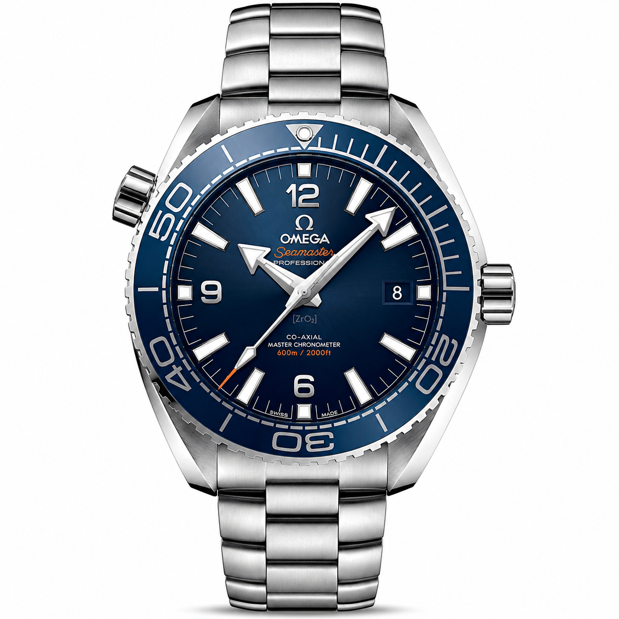 IMG-5751.png Omega Planet Ocean 600M CoAxial Sea Master Chronometer Steel Blue Dial 43.5 - Image 1