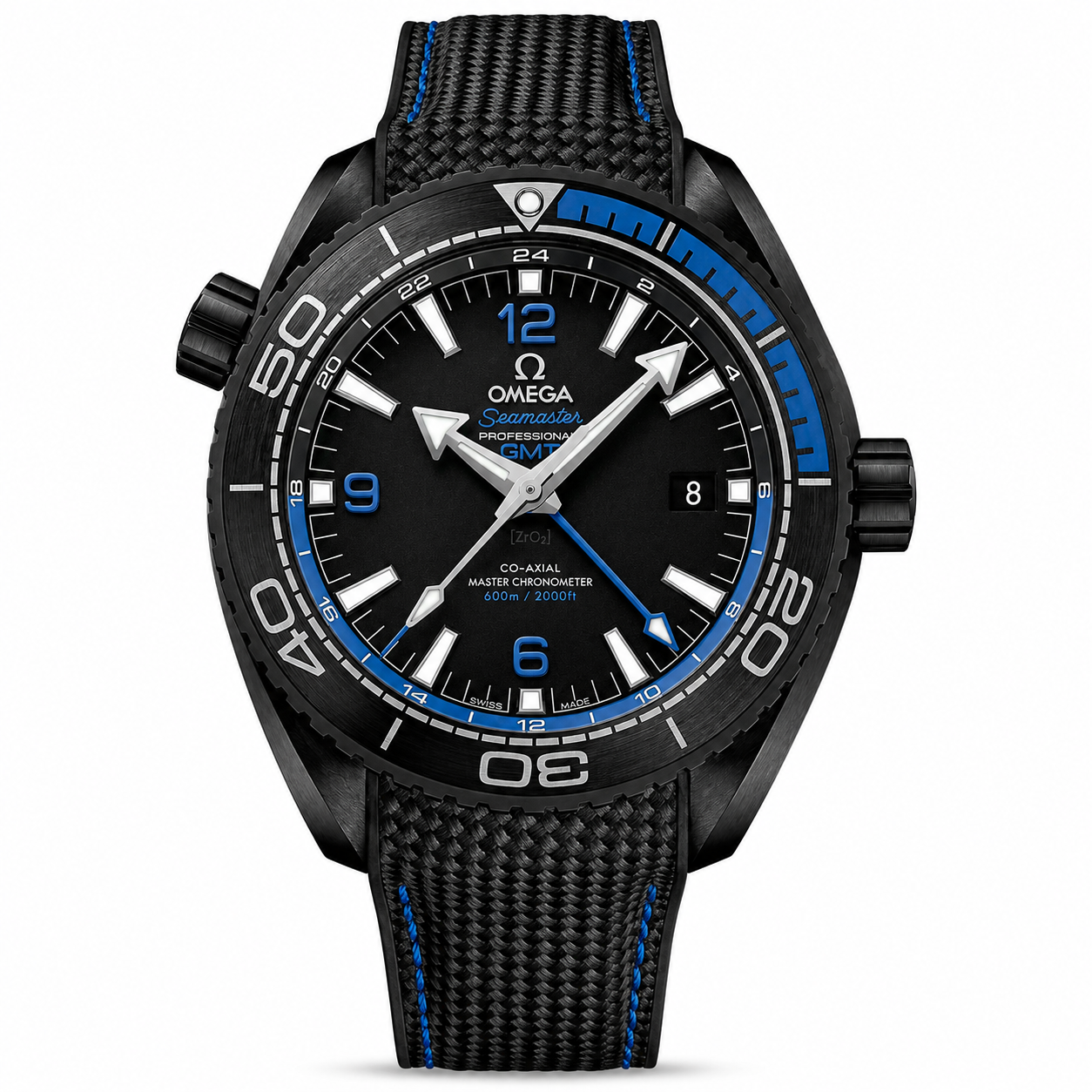 IMG-5752.png Omega Planet Ocean 600M CoAxial Master GMT Black Blue 43.5 mm - Image 1