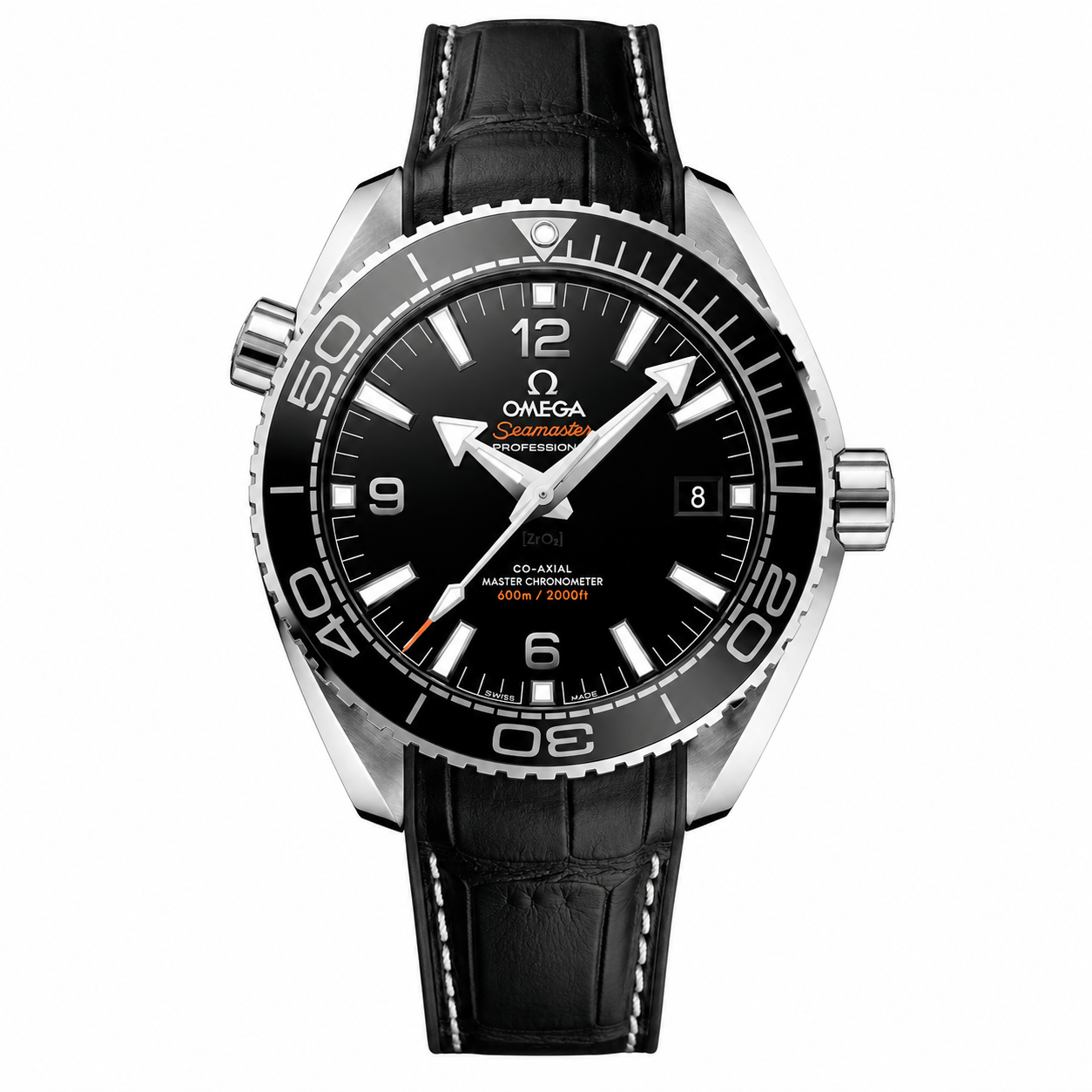 IMG-5799.png Omega Planet Ocean 600M CoAxial Sea Master Chronometer Black Leather Strap 43.5mm - Image 1