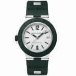 Bulgari Aluminium Green White Dial