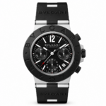 Bulgari Aluminium Black Dial Chronograph