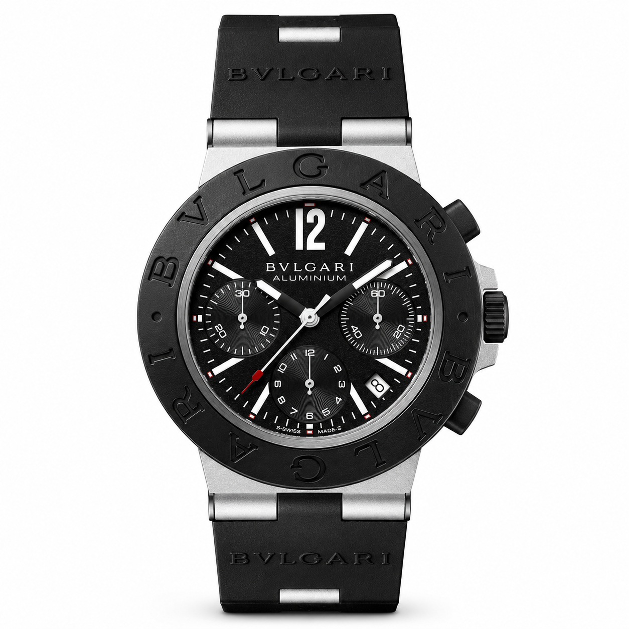 IMG-5900.png Bulgari Aluminium Black Dial Chronograph - Image 1