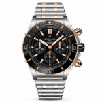 Breitling Chronomat 2Tone Black Dial 45mm