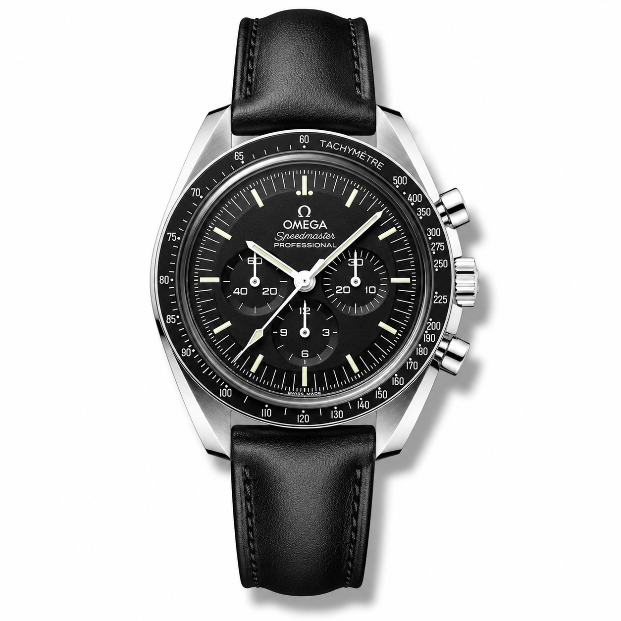 IMG-5944.png Omega Speedmaster Moonwatch Professional CoAxial Master Chronometer Chronograph Leather Strap 42 mm - Image 1