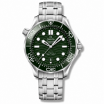Omega Diver 300M CoAxial Master Chronometer Green Dial 42 mm