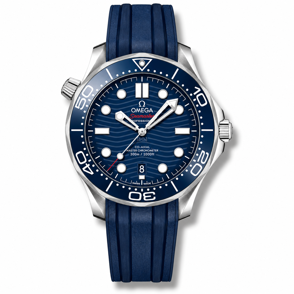 IMG-5957.png Omega Diver 300M CoAxial Master Chronometer Blue Dial Rubber 42 mm - Image 1