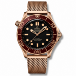 Omega Diver 300M CoAxial Master Chronometer Bronze Black Dial 42 mm