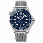 Omega Diver 300M CoAxial Master Chronometer Steel On Steel Blue Dial 42 mm