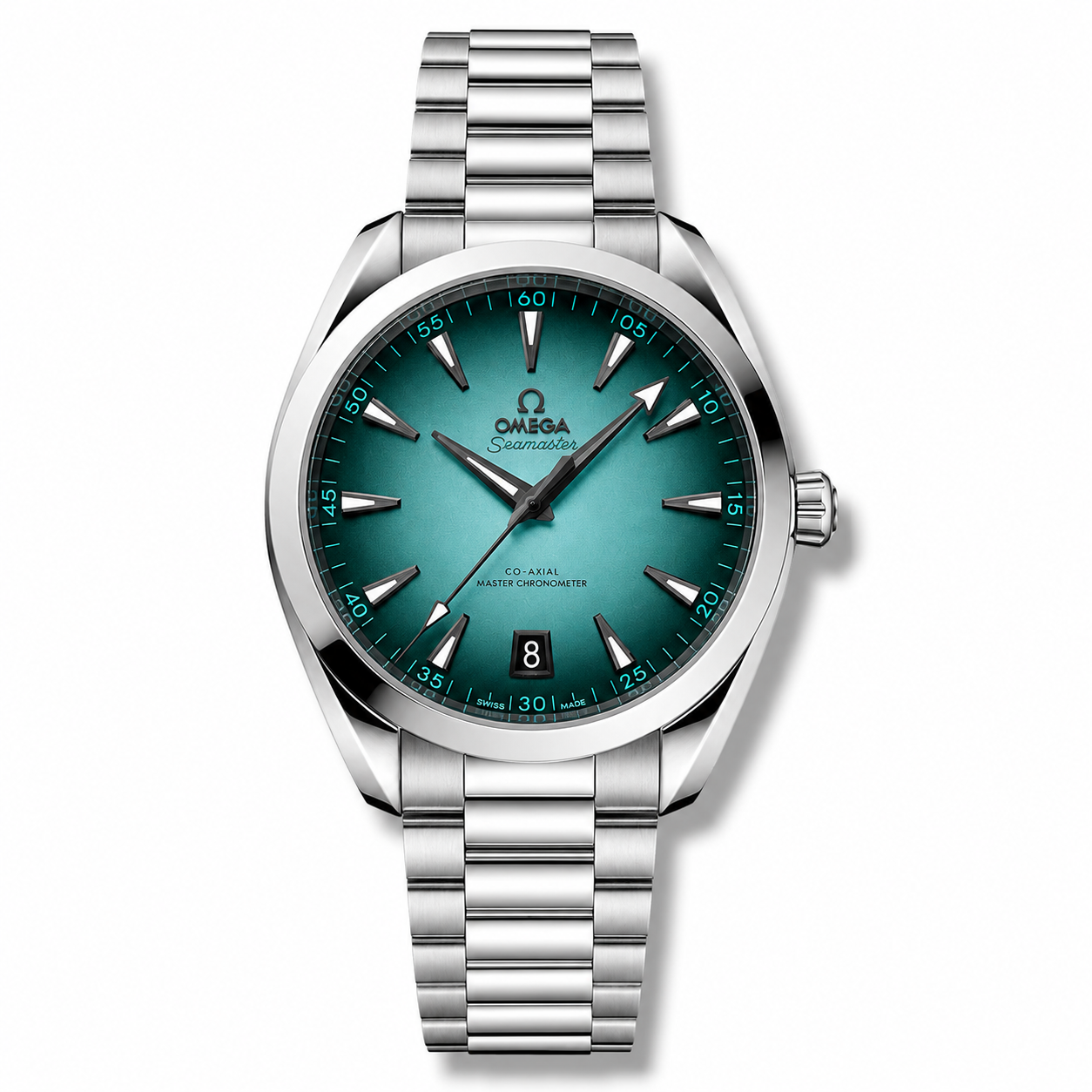 IMG-5995.png Omega Aqua Terra 150M Co-Axial Master Chronometer – Turquoise Dial - Image 1