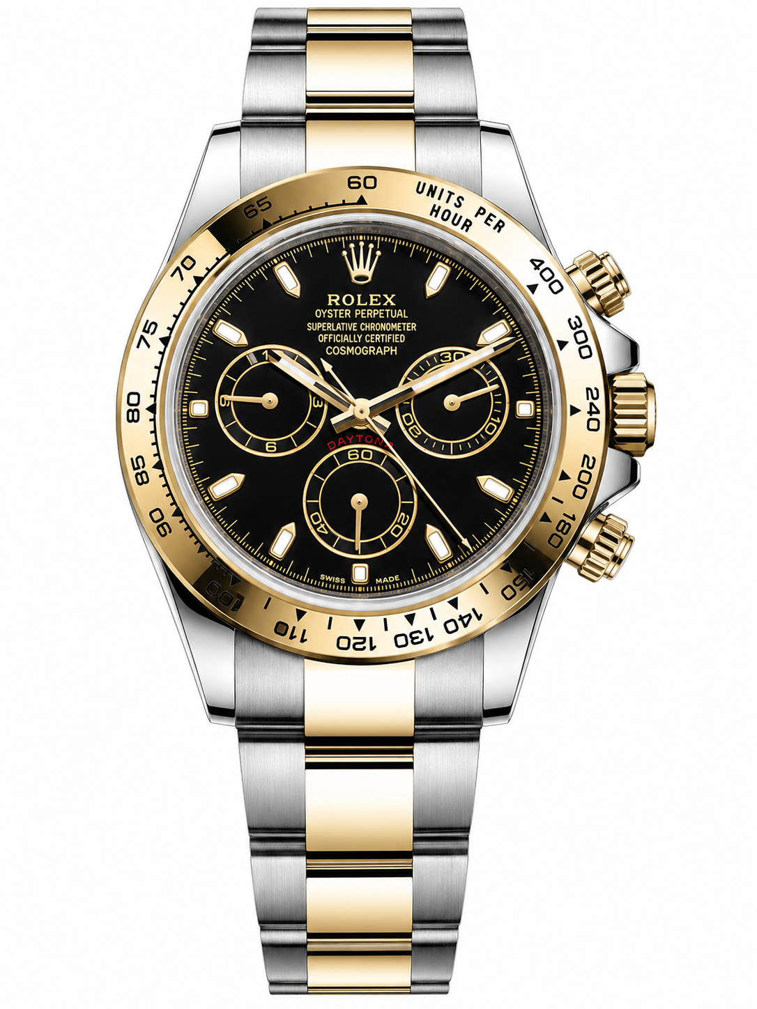 IMG-6015.png Rolex Daytona – Two Tone Black Dial (Steel & Gold) - Image 1